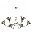 plafonnier ventilateur vintage 2 ampoules e27 max 60w brun patiné