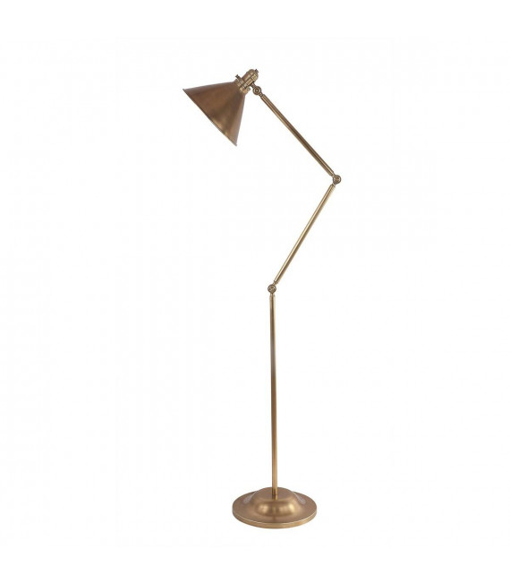 Lampada da parete Provence, ottone antico