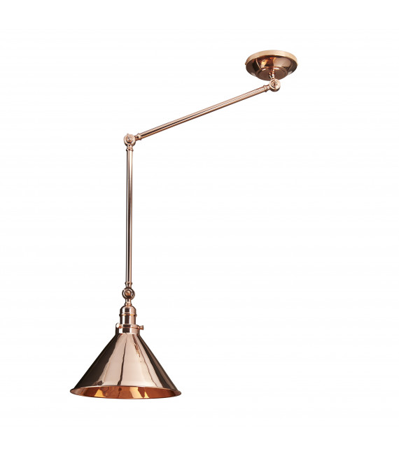 Lampada a sospensione flessibile Provenza, ottone antico