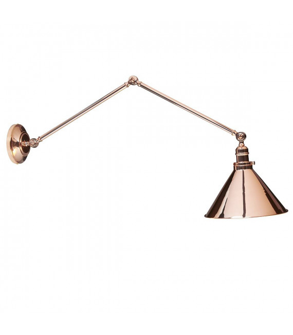 Flexible Pendelleuchte Provence, antikes Messing