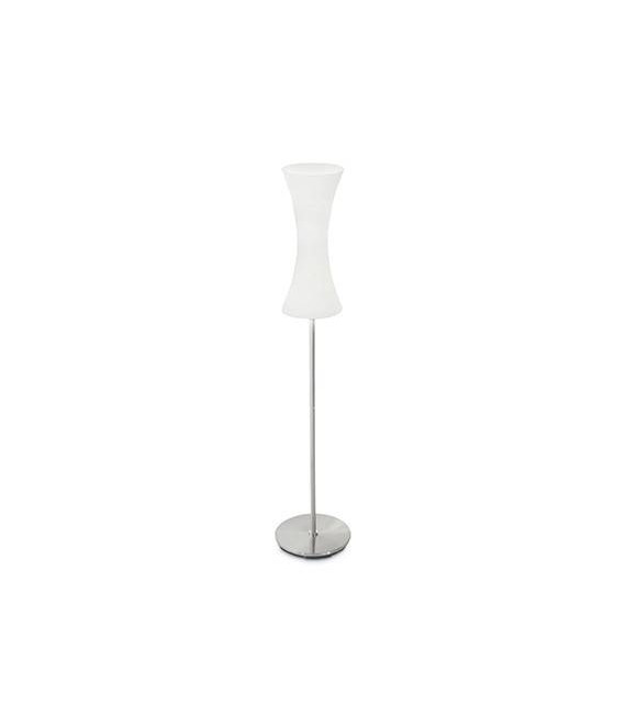 Lampada da terra ELICA in nichel 1 lampadina
