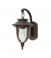 plafonnier ventilateur vintage 2 ampoules e27 max 60w brun patiné