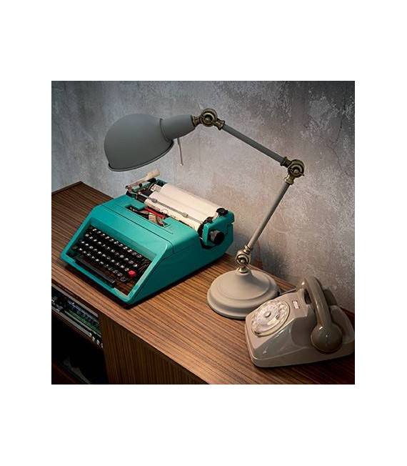 Lámpara de mesa gris TRUMAN 1 bombilla