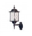 plafonnier ventilateur vintage 2 ampoules e27 max 60w brun patiné