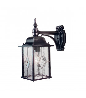 plafonnier ventilateur vintage 2 ampoules e27 max 60w brun patiné