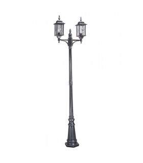 Wexford lampada da terra, nero / argento, 123 cm