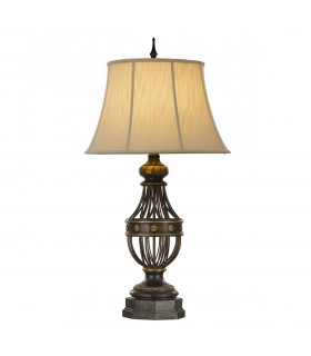 Ansari Lampe, Marmor, mit Lampenschirm