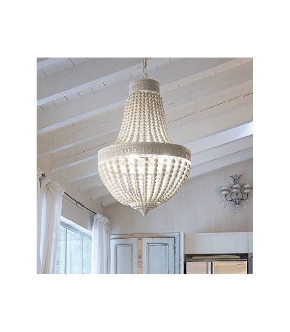 Lampada a sospensione bianca MONET 5 lampadine