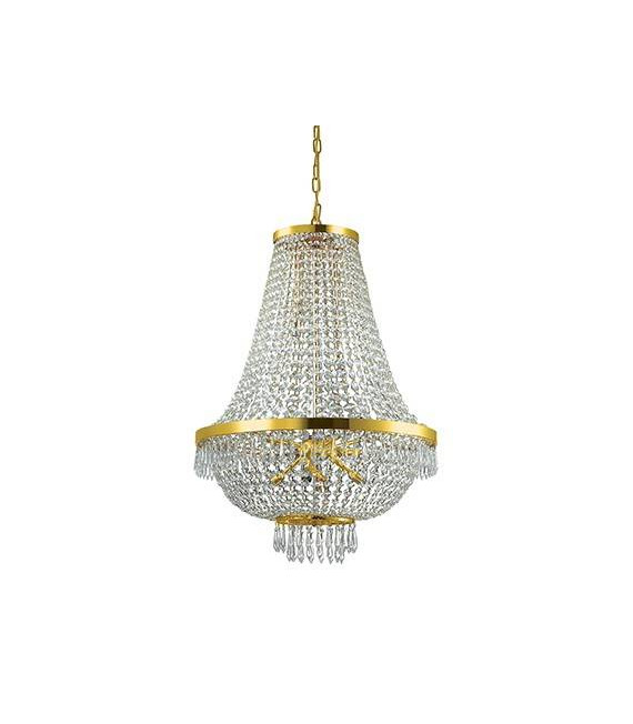 Suspension Chromée CAESAR 12 ampoules