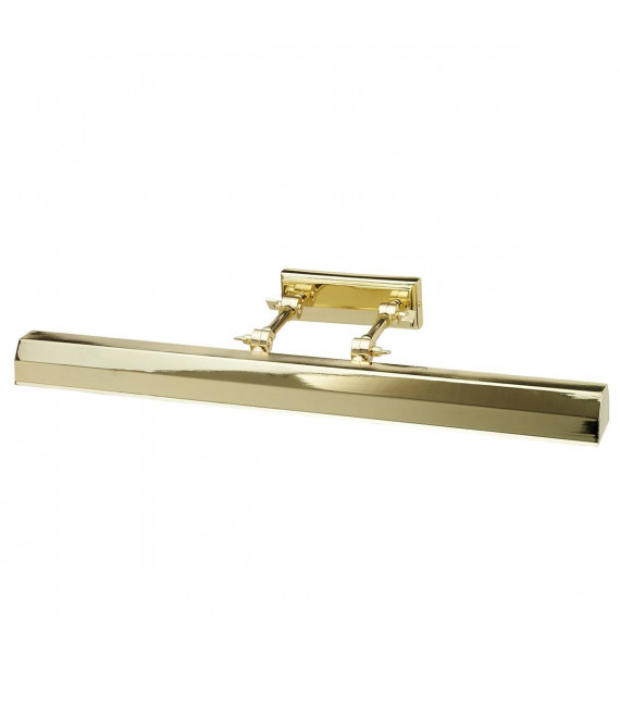Lámpara de pared Chawton para cuadros de latón pulido, 65,2 cm, 4 luces