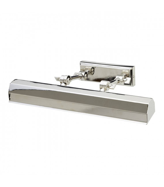 Lámpara de pared Chawton para cuadros de níquel pulido 40.2cm, 2 luces