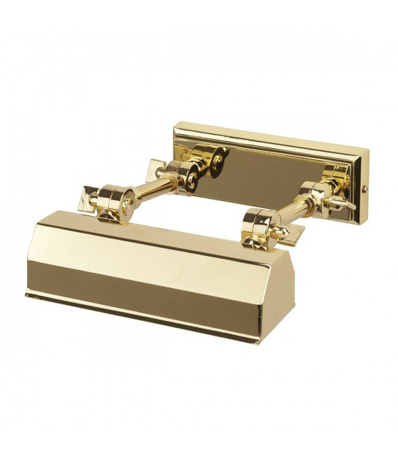 Chawton Wandleuchte für Gemälde, Messing poliert, 18,2 cm