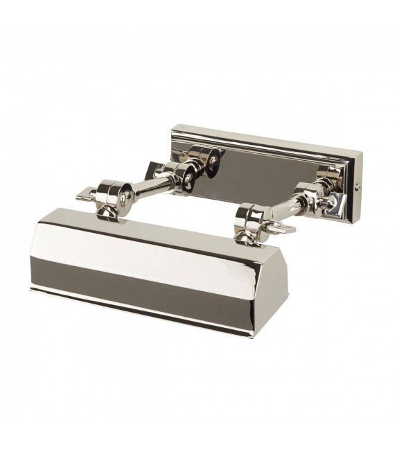 Chawton Wandleuchte für Gemälde, poliertes Nickel, 18,2 cm