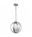 plafonnier ventilateur vintage 2 ampoules e27 max 60w brun patiné
