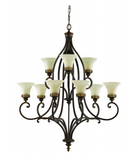 Lampada a sospensione da salotto, 6 lampadine