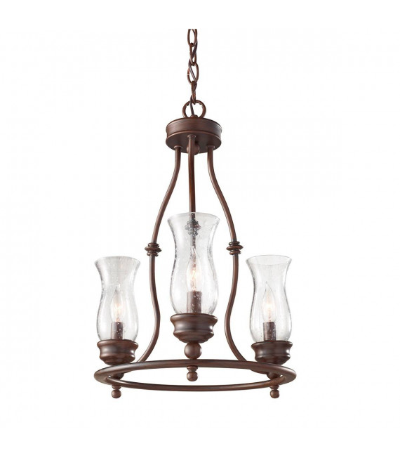 plafonnier ventilateur vintage 2 ampoules e27 max 60w brun patiné