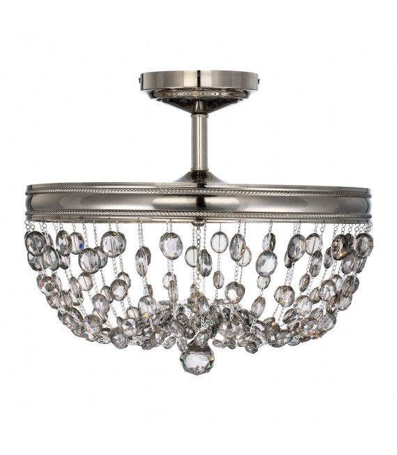 plafonnier ventilateur vintage 2 ampoules e27 max 60w brun patiné