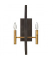 plafonnier ventilateur vintage 2 ampoules e27 max 60w brun patiné