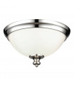plafonnier ventilateur vintage 2 ampoules e27 max 60w brun patiné