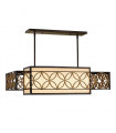 Plafonnier Remy, bronze et or