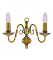 plafonnier ventilateur vintage 2 ampoules e27 max 60w brun patiné