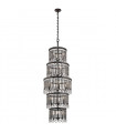 plafonnier ventilateur vintage 2 ampoules e27 max 60w brun patiné