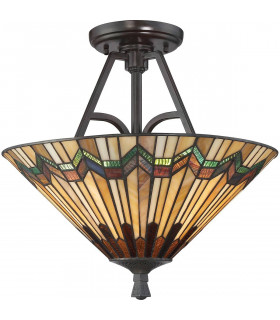 plafonnier ventilateur vintage 2 ampoules e27 max 60w brun patiné