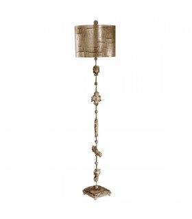Fragment Stehlampe, Gold, mit Lampenschirm