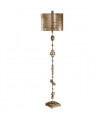 plafonnier ventilateur vintage 2 ampoules e27 max 60w brun patiné