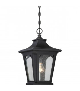 Lámpara colgante de exterior Bedford, negro místico