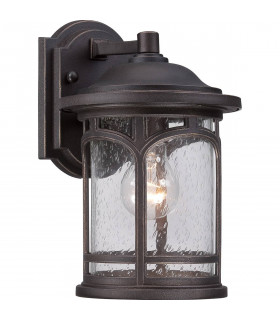 Marblehead Wandleuchte, Palladio Bronze, Glas, kleines Modell