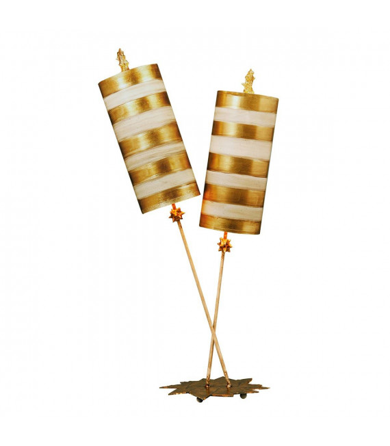 Lámpara de pie de ortiga, oro, 1 bombilla
