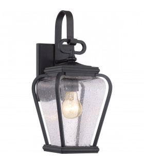Lampada da parete Province, mistico nero, vetro