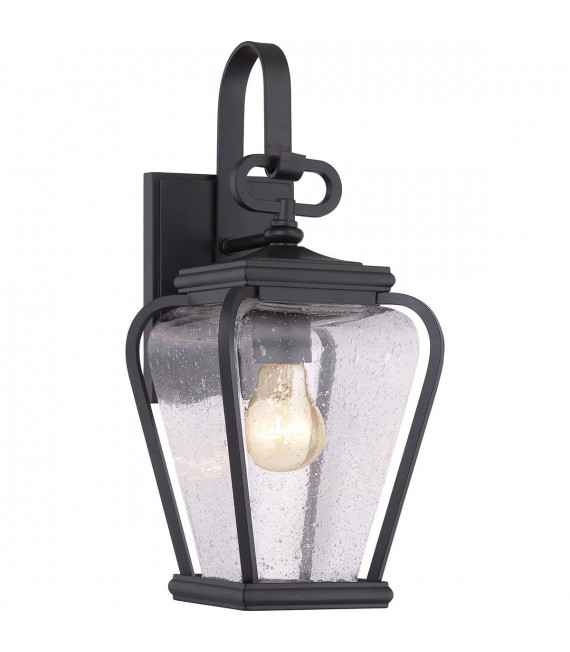 Lampada da parete Province, mistico nero, vetro