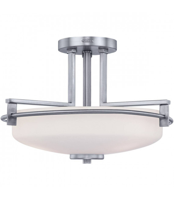 Taylor semi-empotrado, cromo pulido, vidrio opal, 3 LED