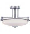 plafonnier ventilateur vintage 2 ampoules e27 max 60w brun patiné