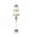plafonnier ventilateur vintage 2 ampoules e27 max 60w brun patiné