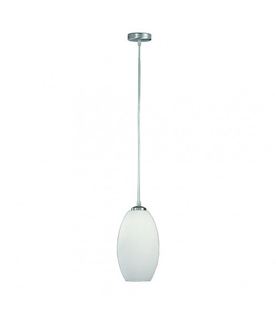 Lampada a sospensione in nichel satinato Pendenti moderni 1 lampadina