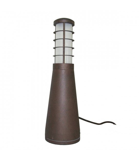 Bronce19 bolardo, cardenillo, Led