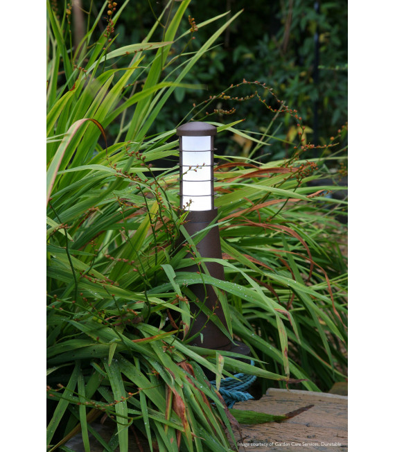 Bronce19 bolardo, cardenillo, Led