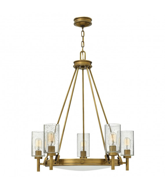 plafonnier ventilateur vintage 2 ampoules e27 max 60w brun patiné