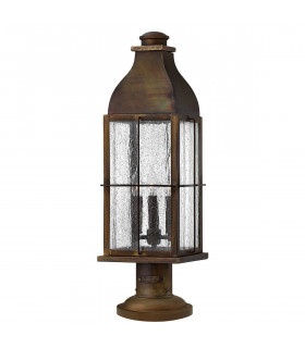 Lampada da parete Bingham, ottone e vetro, grande