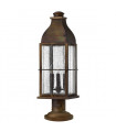 Applique Bingham, laiton et verre, grande