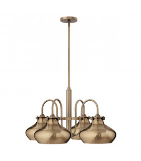 plafonnier ventilateur vintage 2 ampoules e27 max 60w brun patiné