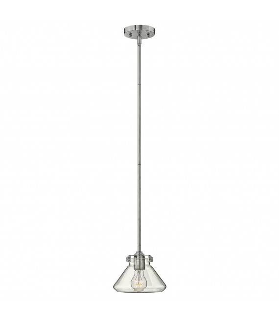 Kongress Pendelleuchte, Chrom, 4 Glühbirnen, 68 cm