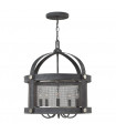 plafonnier ventilateur vintage 2 ampoules e27 max 60w brun patiné
