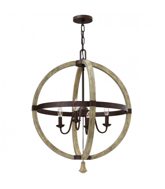 plafonnier ventilateur vintage 2 ampoules e27 max 60w brun patiné