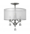 plafonnier ventilateur vintage 2 ampoules e27 max 60w brun patiné