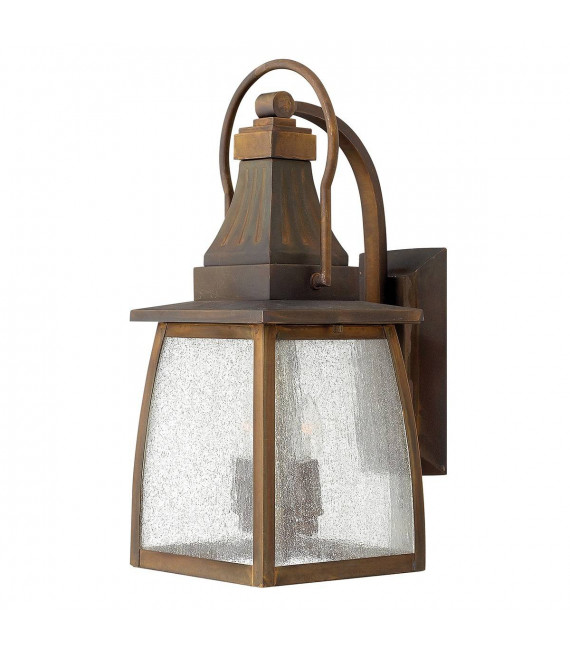 Manhattan Wandleuchte, Bronze und Glas, groß