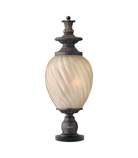 Manhattan Poller, ölgeriebene Bronze und Glas